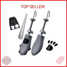 eachway Shoe Stretcher, Shoe Trees Adjustable Length & Width for Men (for Men's