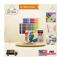 KALOUR 72 Count Colored Pencils Soft Core for Adult Coloring Books