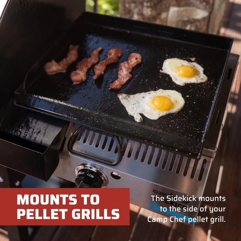 Accesorio Sidekick Grill, Plancha Flat Top incluida, Sistema de cocción 14" compa... Foto 3 de 4