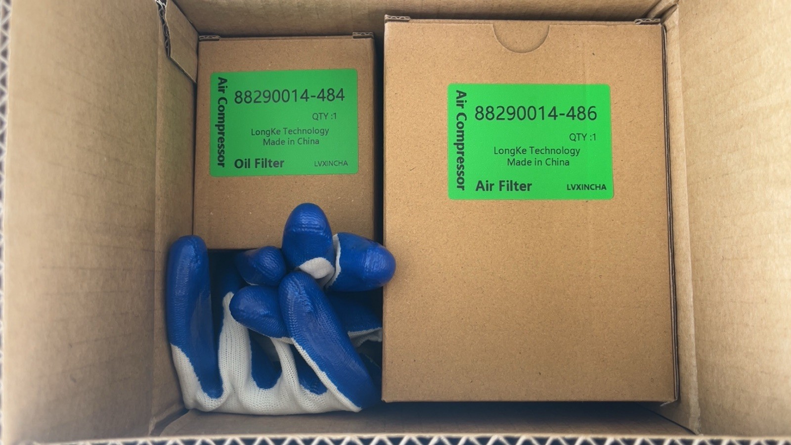 88290014-486 Air Filter 88290014-484 Oil Filter Kit for Air Compressor Filter