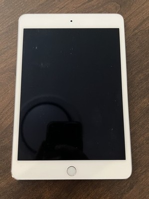 Apple iPad Mini 4 128GB  Wi-Fi   Silver  GOOD Condition!