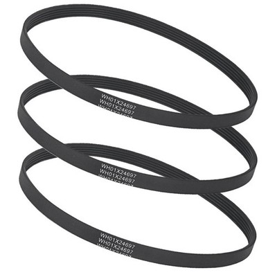 3Pack WH01X27538 Drive Belt For GE Washing Machine GTW465ASN1WW HTW200ASK4WW