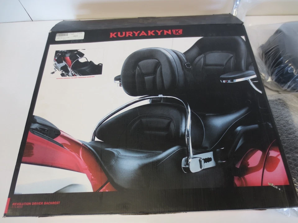 NEW Kuryakyn Revolution Driver Backrest 8930 - Изображение 2 из 4