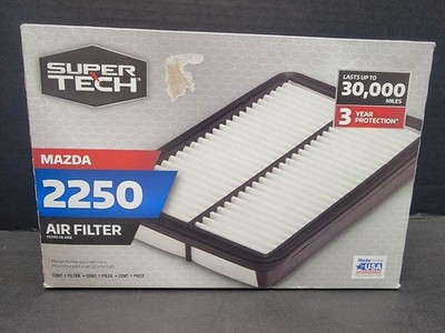 Super Tech Replacement Air Filter 2250 Mazda New In Box