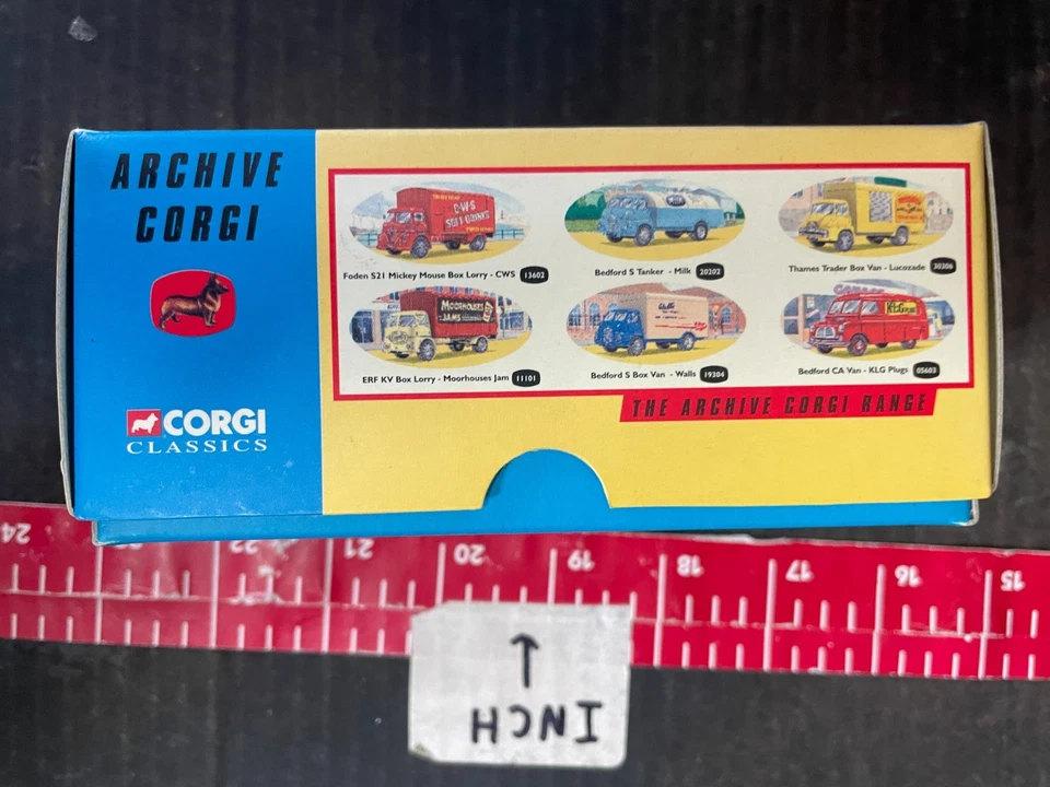 Corgi Classics die-cast model of a Bedford CA Van KLG Plugs livery version - Image 4 of 4