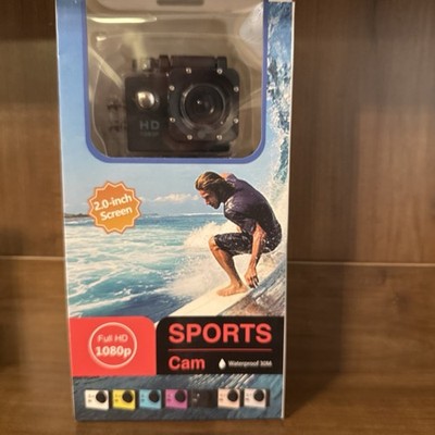 Sports Cam 1080P Full HD 2.0 In Screen Waterproof 30M Action Camera New