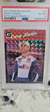 Denny Hamlin 2023 Donruss NASCAR Black Optic Finite 1/1 PSA 6