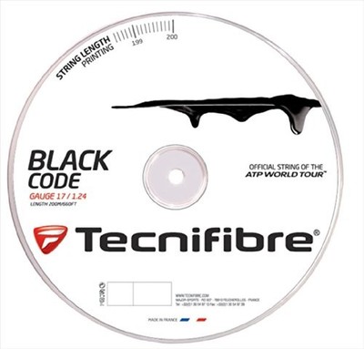 Techni fiber Tecnifibre BLACK CODE gauge 1.24mm roll 200m TFR504