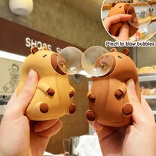 Capybara Keychain Squeeze Toy Bubble Stress Relief Schoolbag Pendant Toy