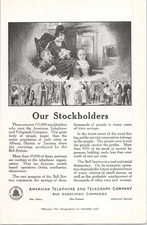 American Telephone and Telegraph Company Original 1919 Print Ad Bell System