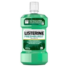 Listerine Freshburst Antiseptic Mouthwash Spearmint 8.5 Fl Oz Kills 99.9 Germs