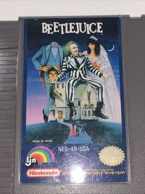 BeetleJuice - Nintendo NES Cartridge - Authentic Tested - Game
