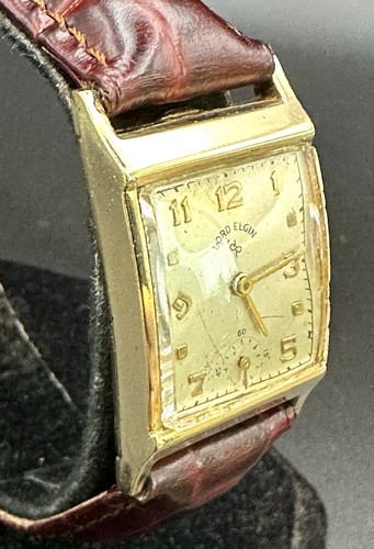 Vintage Unisex 14k GF LORD ELGIN 21 Jewels Winding Watch 1940s Cal 626 EXCELLENT - Picture 3 of 10