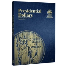 Presidential Dollars Folder #2: 2012-2016 - Official Whitman Coin Folder