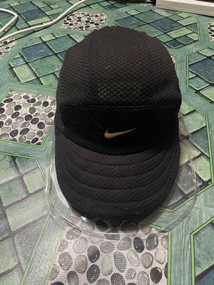 Nike Tailwind Hat Cap Strap Back Mens Black Mesh Dri-Fit Running O/S Jogging