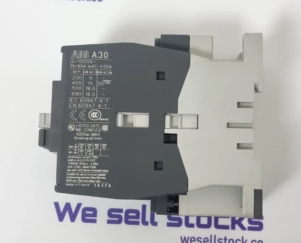 ABB A30-30-10 Contactor 1SBL281001R8410 - image 3 of 4