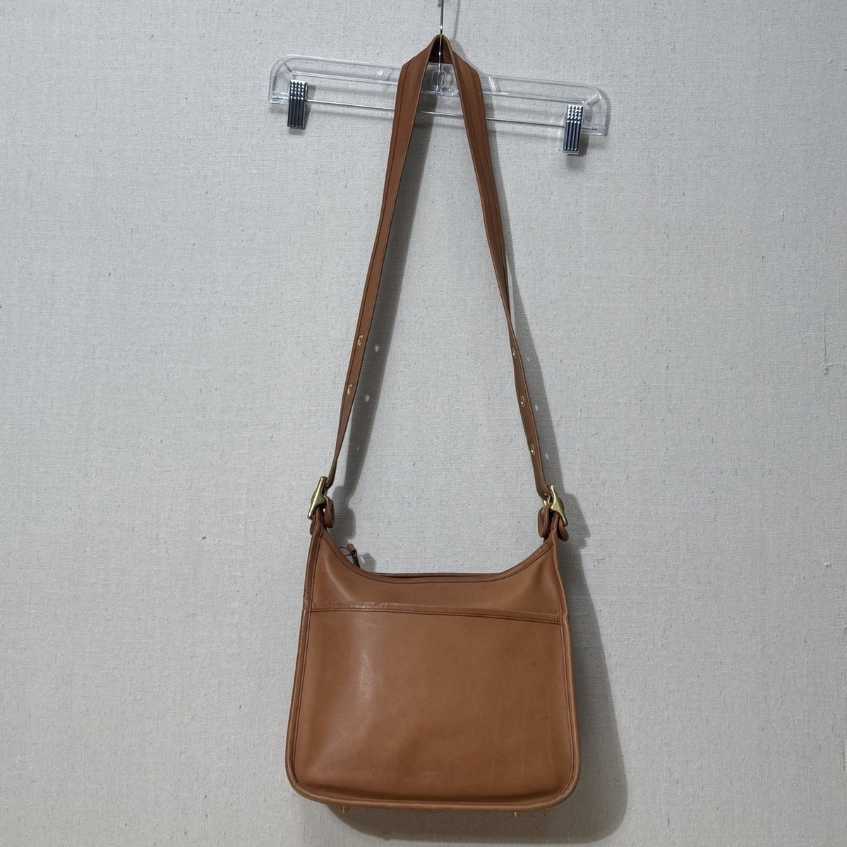Vintage Coach Legacy Bag Zip #9966 British Tan Leather Shoulder