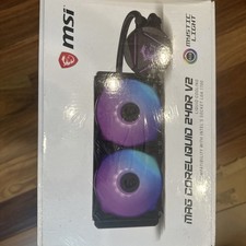   MSI MAG Coreliquid 240R V2 AIO 240mm RGB CPU Cooler Intel AMD LGA1700 NEW  