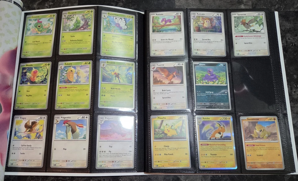 Pokémon 151 Binder Collection Base Set + Holos & Extras *153 Cards* - Image 3 of 4