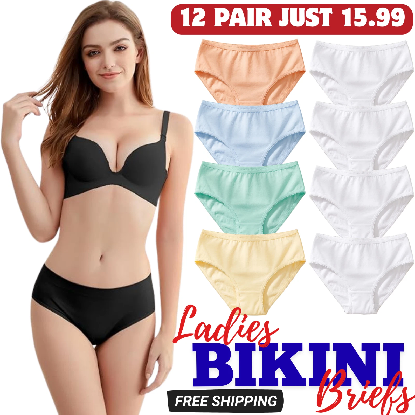 Ladies Lace Full Briefs Main