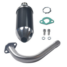 Exhaust Pipe Muffler Aluminium For Predator 196 212cc GX160 GX200 CT200U BT200X