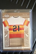 2025 Leaf Lumber - Game Used Lumber Terry Puhl #GL-111 Bronze /45 (MEM)