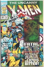 UNCANNY X-MEN #304 DYNAMIC FORCES SIGNED x3 ROMITA REMARKED WOLVERINE SKETCH COA