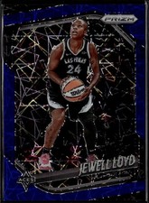 2025 Panini Prizm WNBA Jewell Loyd 57 Las Vegas Aces Blue Velocity Prizms