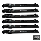 6 x Unwin Seat Locker Black Clamp Runner Tracking Rail Minibus Van ULB