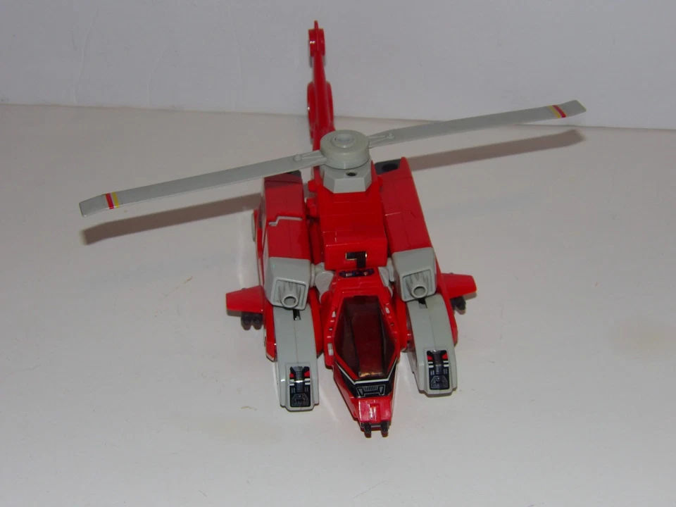 BANDAI MATTEL FLYBOT POWERBOTS WORKING HELICOPTER 1985 VINTAGE ORIGINAL - Image 3 of 4