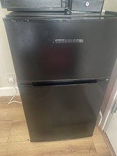Cookology Under Counter 2 Door Fridge Freezer Black 80L 83x47cm CBT50BK