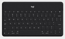 Logitech Keys To Go Bluetooth Slim Keyboard for iPhone iPad Apple TV Black