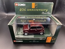 Lovely Corgi CC 04502 Classic Mini 40th Anniversary Mulberry Red 1:36 1999 MiB !
