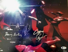 DAISY RIDLEY & ADAM DRIVER - Star Wars 11"x14" BAS GENUINE AUTOGRAPHS