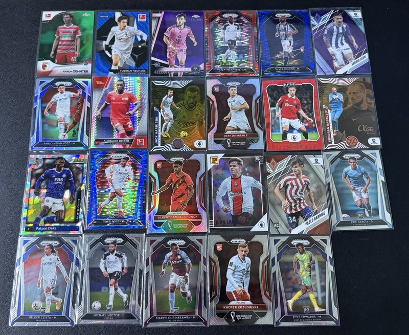 23-Card Soccer Lot: 13 RCs, 13 Parallels, 3 #'d Cards Rookies