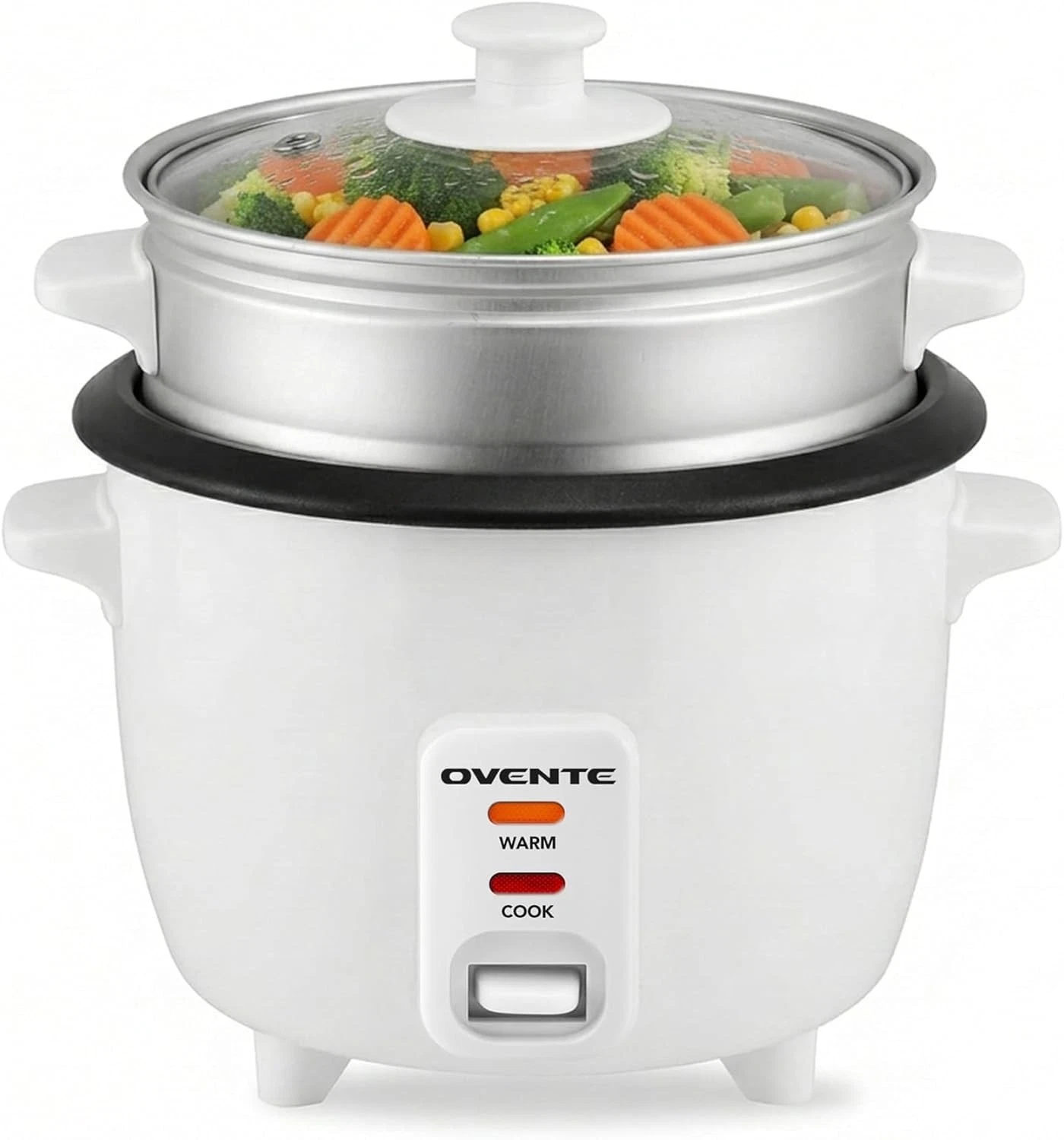 Olla Arrocera Electrica 10 Tazas Con Recipiente De Acero Inoxidable