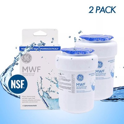 2 Pack GE MWF Genuine Sealed GWF 46-9991 MWFP Smartwater Fridge Water Filter