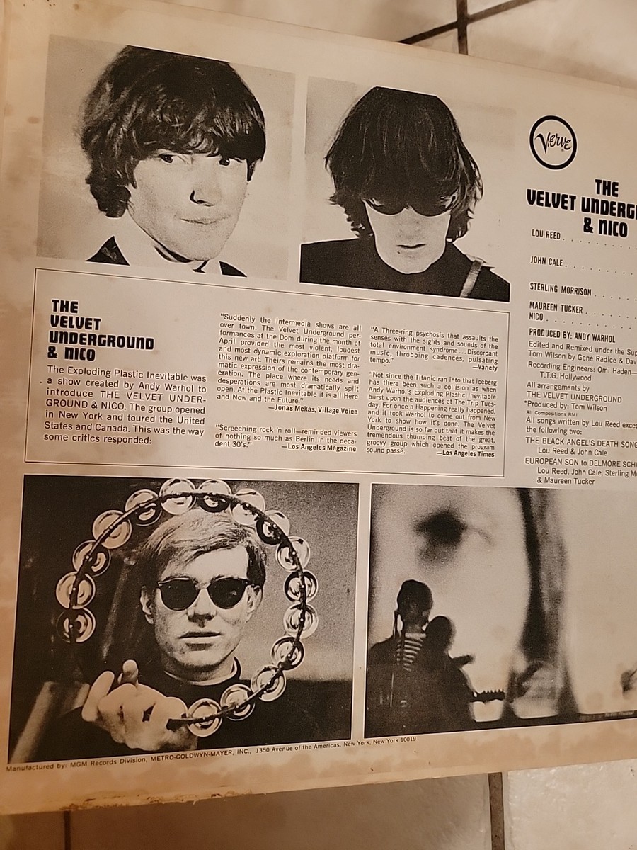 Velvet Underground & Nico, Warhol & Lou Reed Verve Records