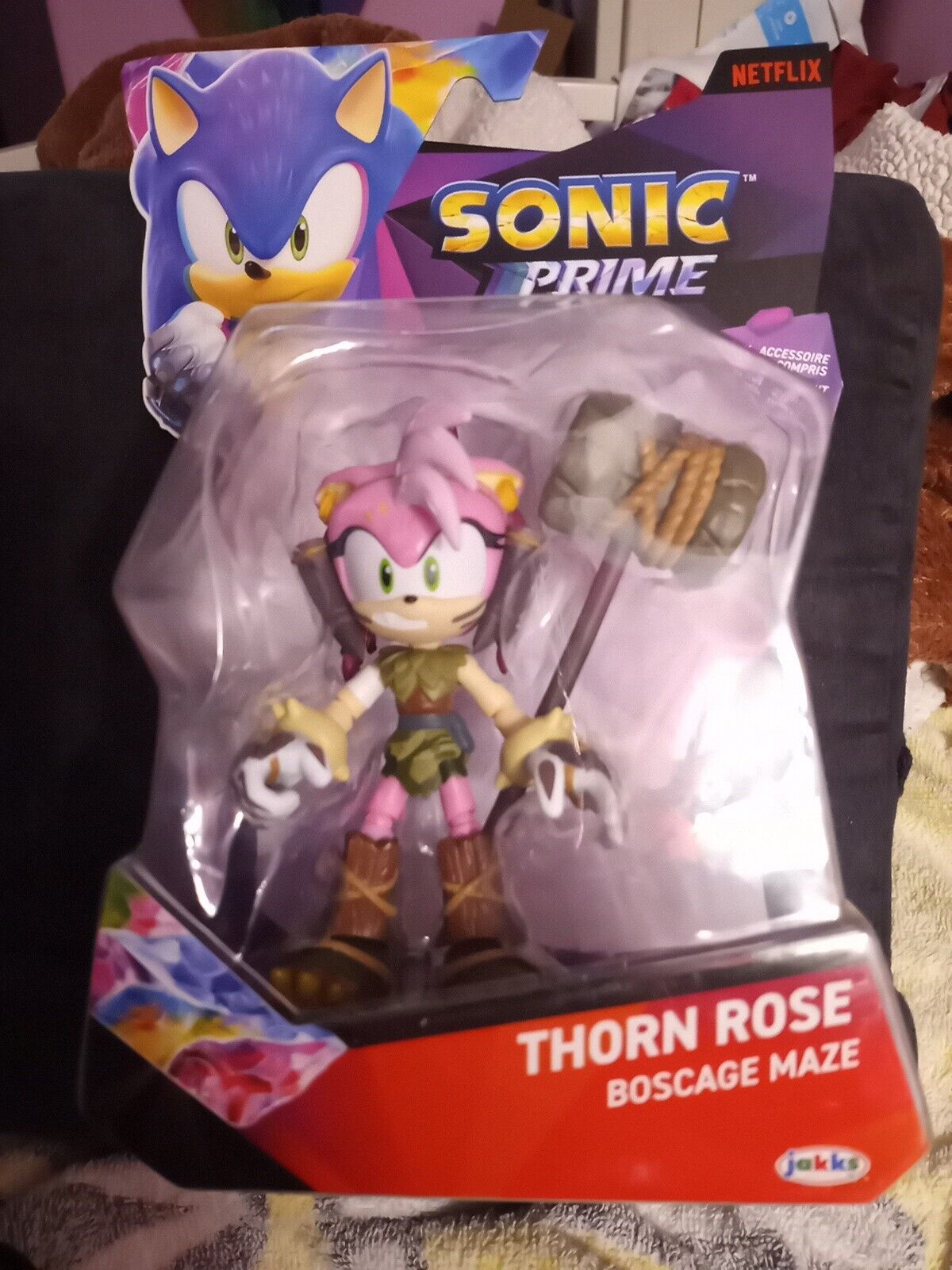 Action Figures Boneco Sonic Prime Netflix Articulado Thorn Rose - Sonic  Prime - #