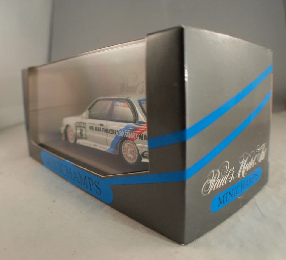 MINICHAMPS Nr 2010 BMW M3 Team: Bigazzi Soper 1/43 #8 Inbox / Scatola - Immagine 2 di 4