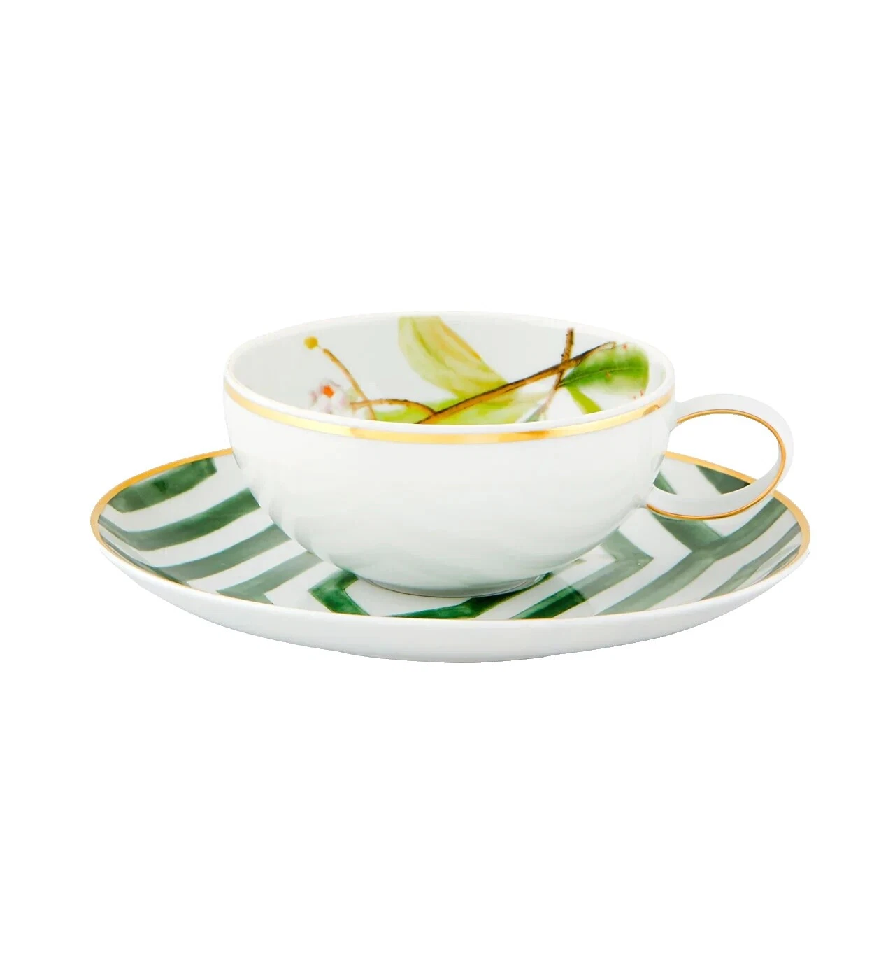Contemporary Porcelain Tea Cups & Saucer Sets