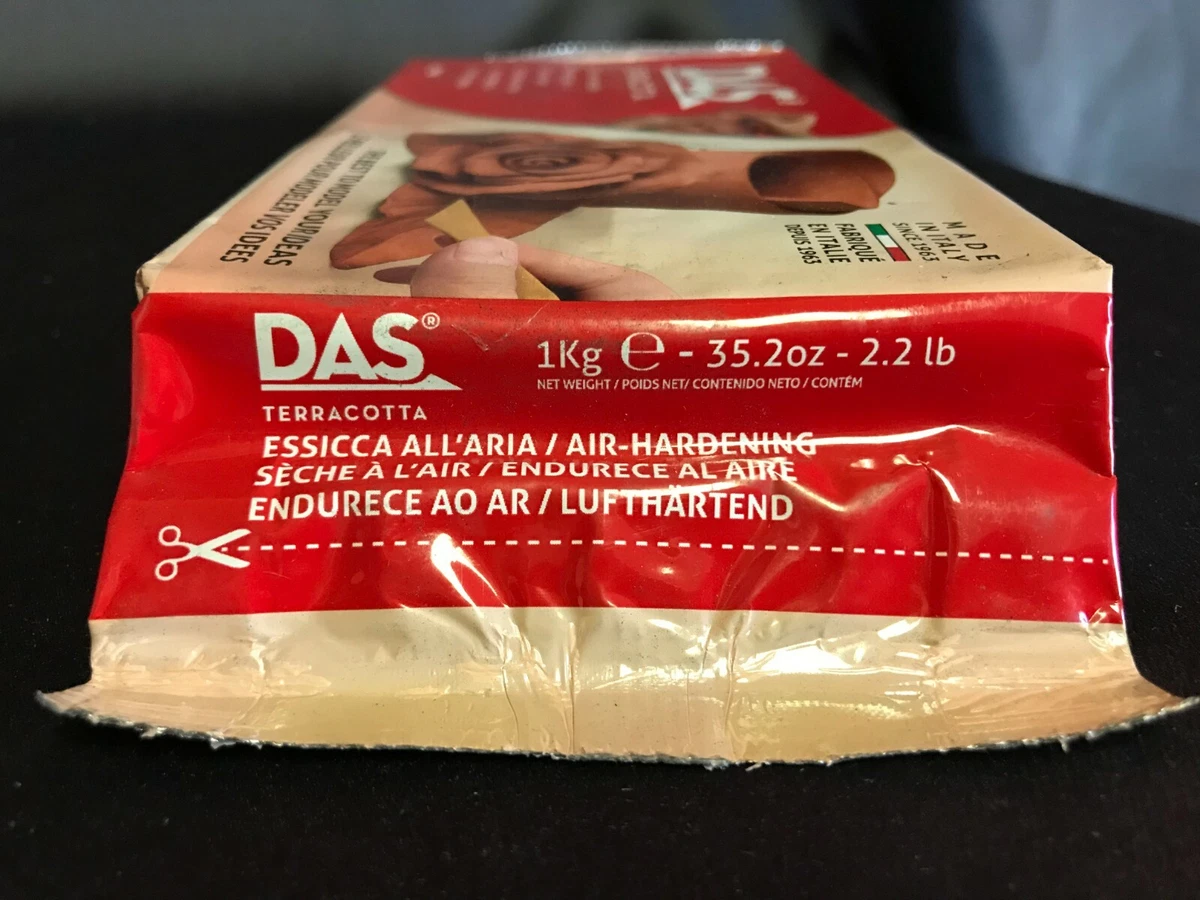 Das Air Hardening Clay, 2.2 lbs. Terra-Cotta - 8000144002375