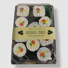 $30 TWEE Kid's Sushi Maki Roll Sidewalk Chalk 10-Piece Set