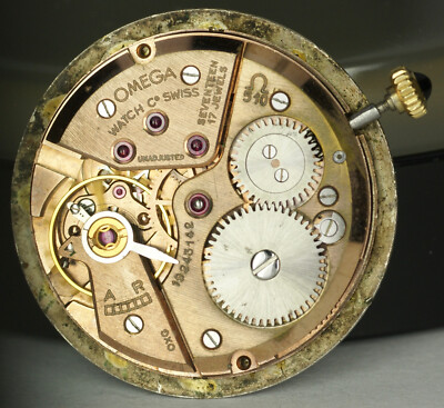 OMEGA Caliber 510 Watch Movement Dial Hands Parts Repair Running