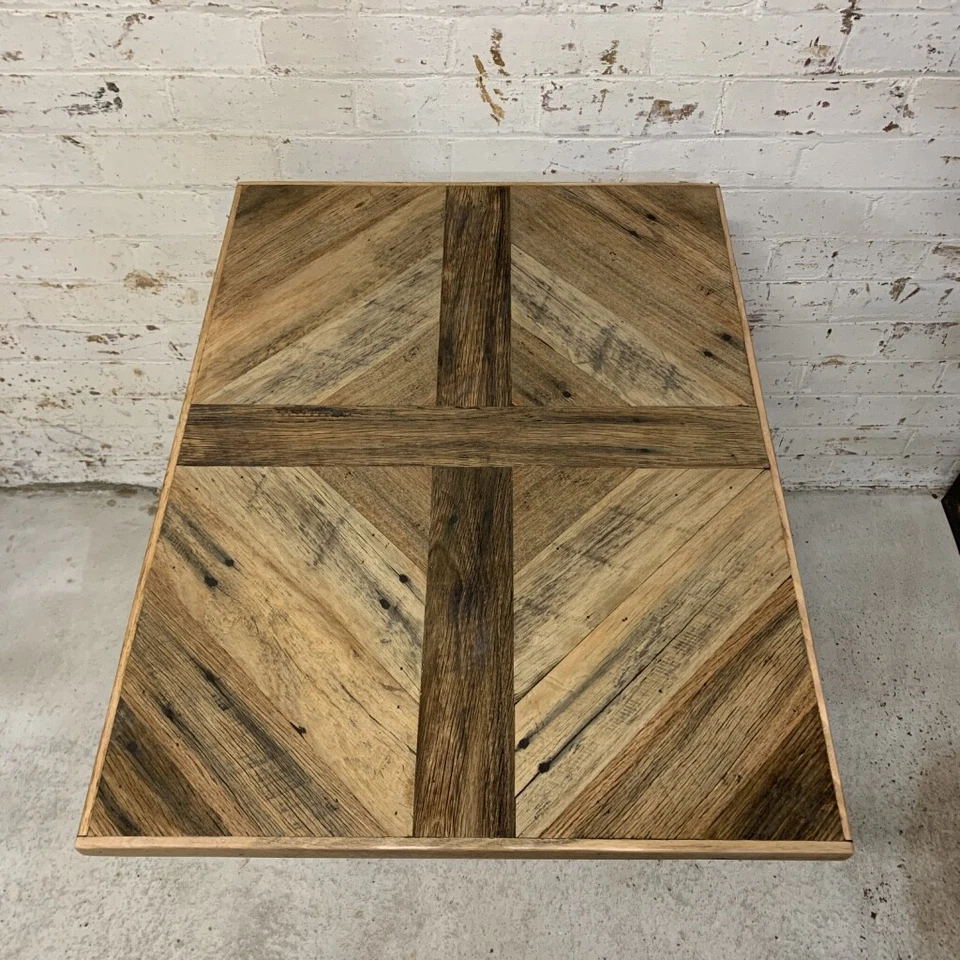 Distressed Cafe Table Tops, Rustic Wood, Custom Sizes Available, Handmade - image 2 of 4