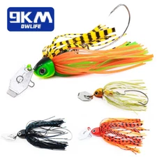 Bladed Jig Head Fishing Lua Lure Bass Spinner Bait Topwater Swimbait With HOOK