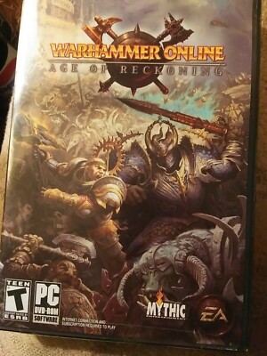 Warhammer Online: Age of Reckoning PC 2008 Good Condition Computer Game & manual