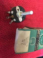 SERIES 58 CONTROL  58-15-  15 OHM CLAROSTAT  NOS