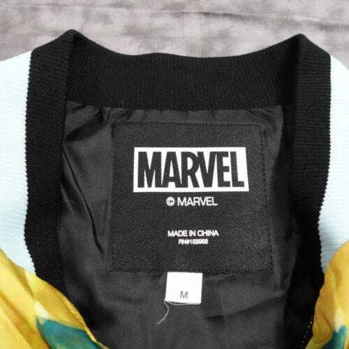 Black Panther Bomber Jacket Size Medium Throne Culture Fly Marvel AOP NWT - Picture 7 of 12