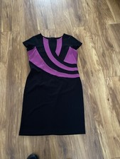 Womens Dress Size 16. Klass Make. New No Tags. Black Purple. Unlined.